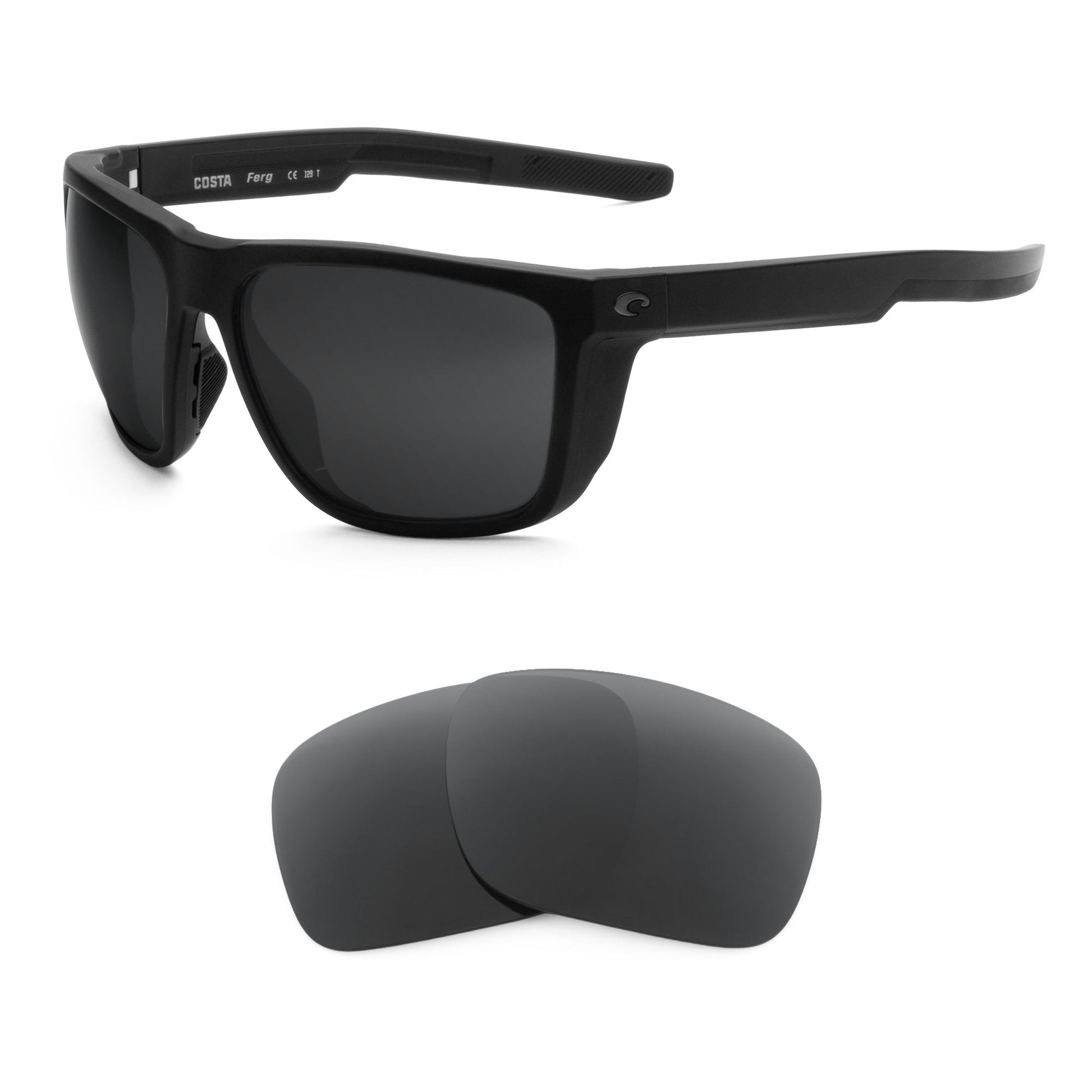 Costa Ferg replacement lenses — precision-cut polarized sunglass lenses, 100% UV | ReFramed