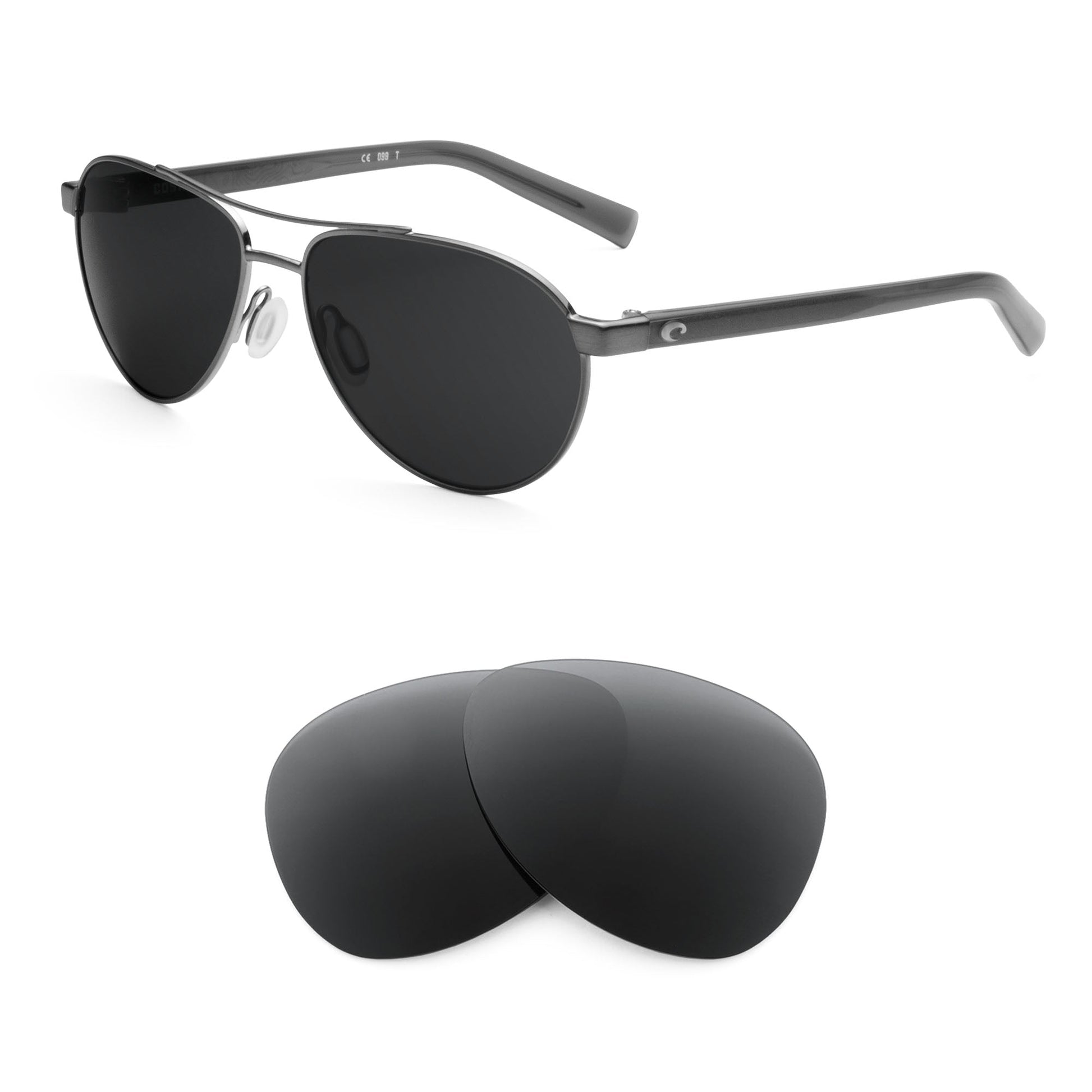 Costa Fernandina replacement lenses — precision-cut polarized sunglass lenses, 100% UV | ReFramed
