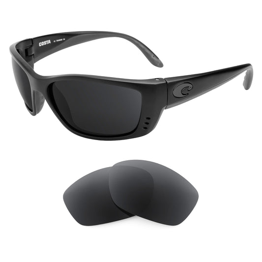 Costa Fisch replacement lenses — precision-cut polarized sunglass lenses, 100% UV | ReFramed