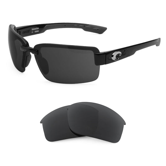 Costa Galveston replacement lenses — precision-cut polarized sunglass lenses, 100% UV | ReFramed
