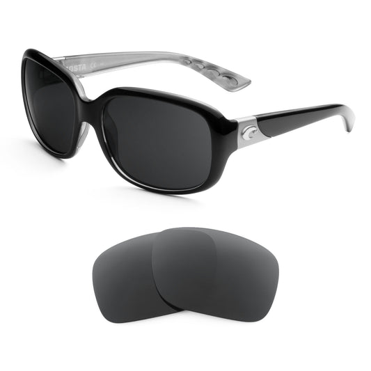 Costa Gannet replacement lenses — precision-cut polarized sunglass lenses, 100% UV | ReFramed