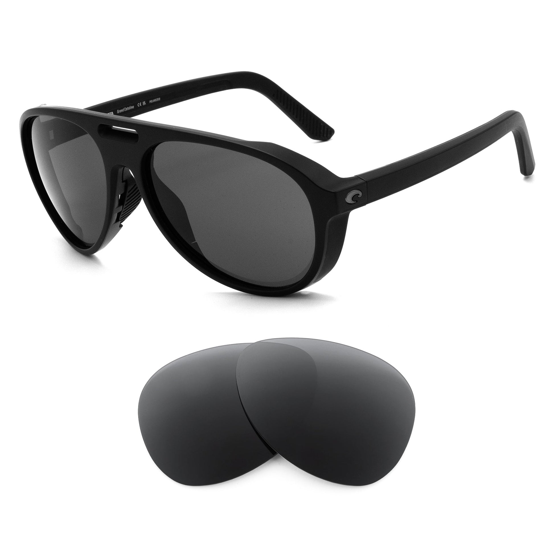 Costa Grand Catalina (Post 2024) replacement lenses — precision-cut polarized sunglass lenses, 100% UV | ReFramed