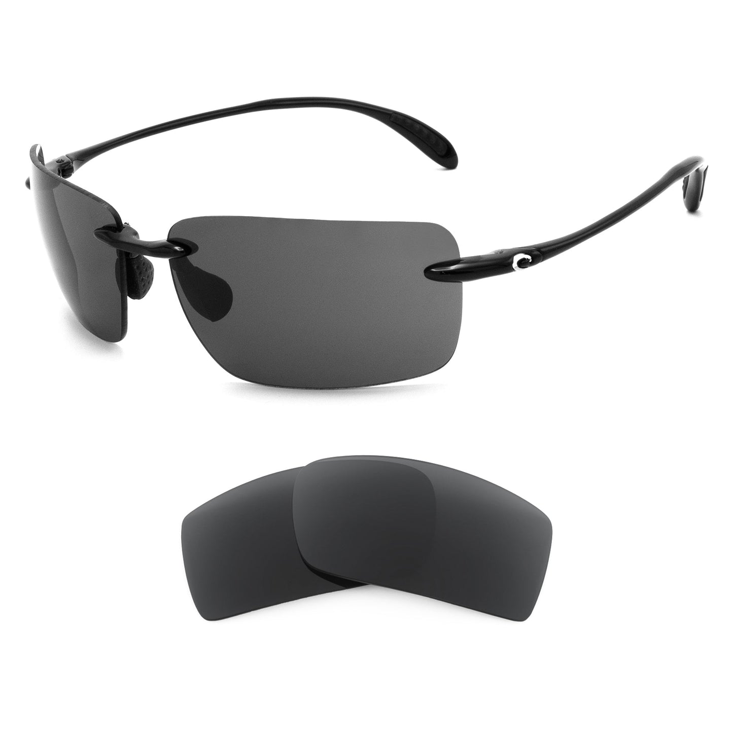 Costa Gulf Shore replacement lenses — precision-cut polarized sunglass lenses, 100% UV | ReFramed