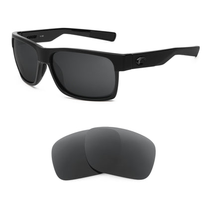 Costa Half Moon replacement lenses — precision-cut polarized sunglass lenses, 100% UV | ReFramed