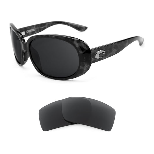 Costa Hammock replacement lenses — precision-cut polarized sunglass lenses, 100% UV | ReFramed