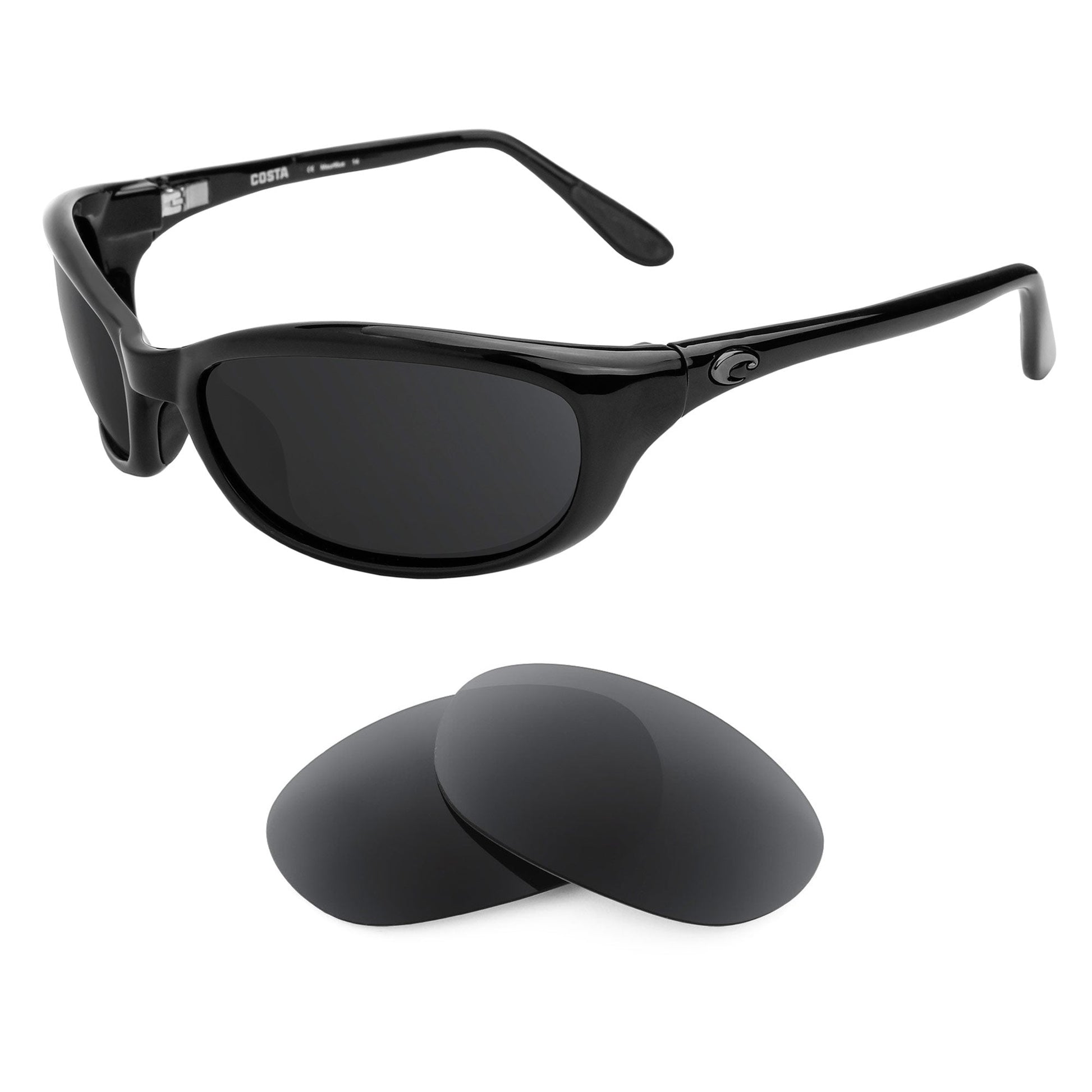 Costa Harpoon replacement lenses — precision-cut polarized sunglass lenses, 100% UV | ReFramed