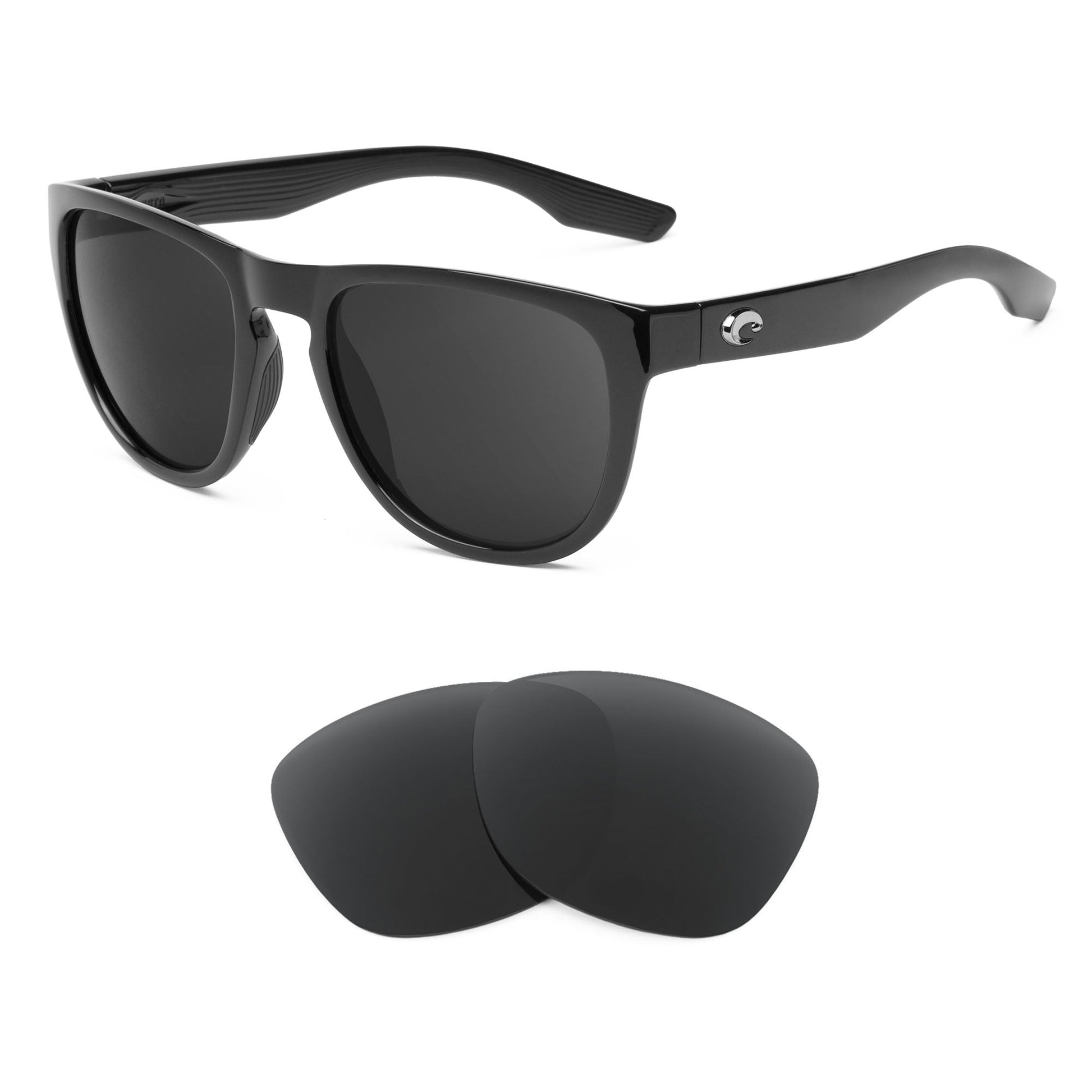 Costa Irie replacement lenses — precision-cut polarized sunglass lenses, 100% UV | ReFramed
