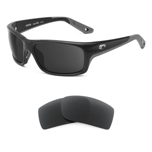 Costa Jose Pro replacement lenses — precision-cut polarized sunglass lenses, 100% UV | ReFramed