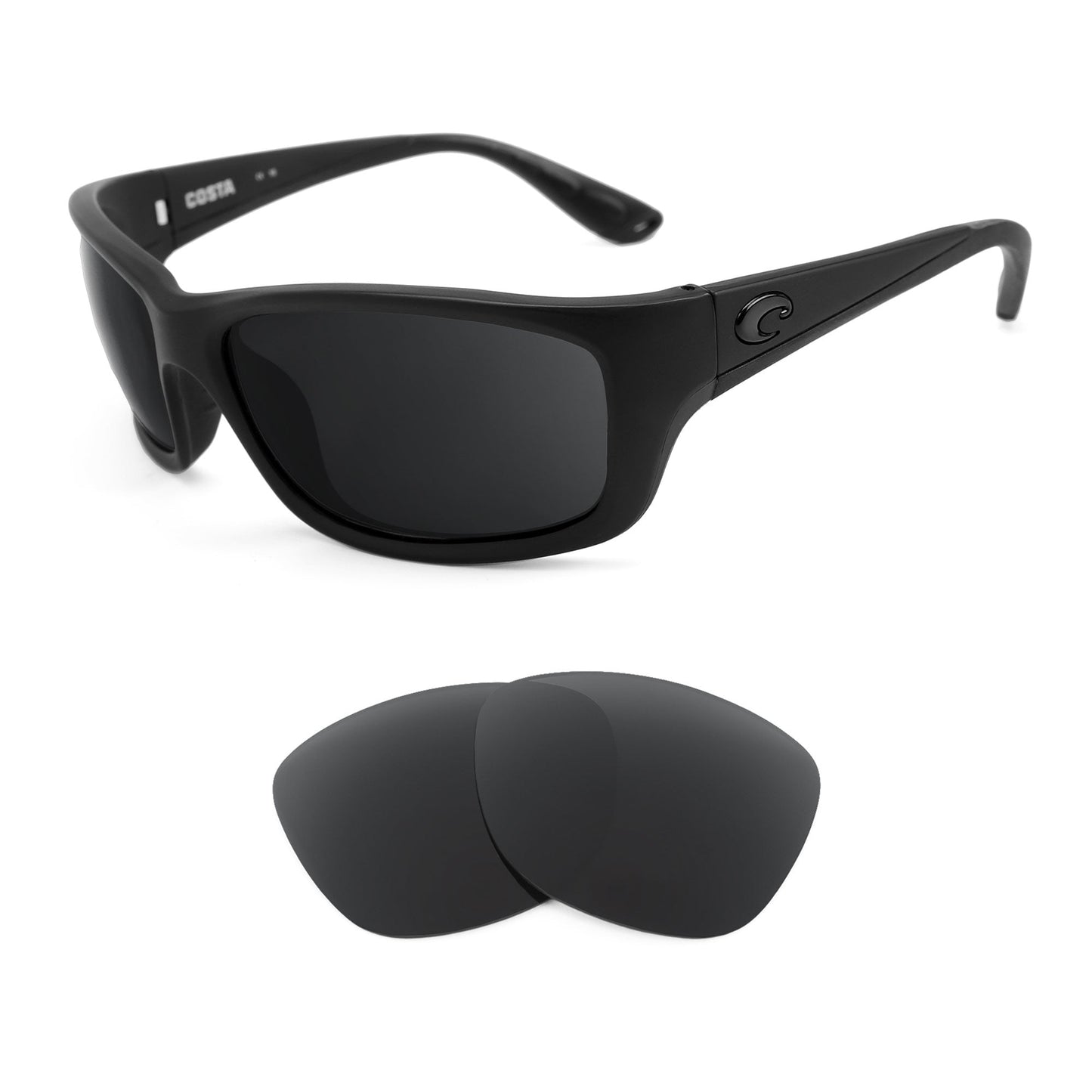 Costa Jose replacement lenses — precision-cut polarized sunglass lenses, 100% UV | ReFramed