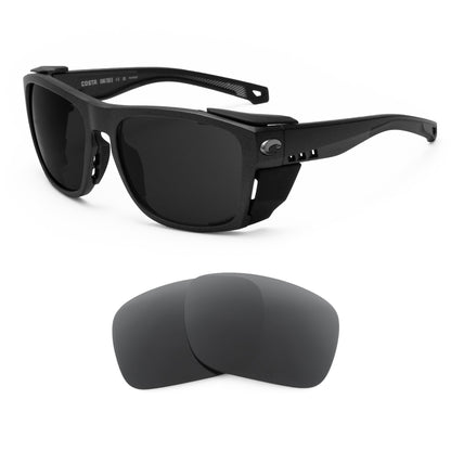 Costa King Tide 6 replacement lenses — precision-cut polarized sunglass lenses, 100% UV | ReFramed