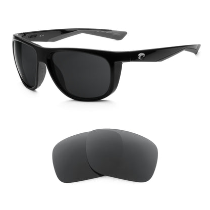 Costa Kiwa replacement lenses — precision-cut polarized sunglass lenses, 100% UV | ReFramed