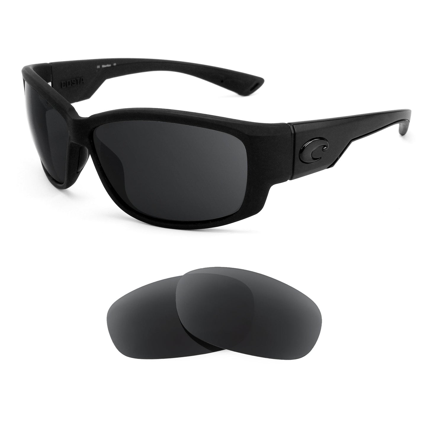 Costa Luke replacement lenses — precision-cut polarized sunglass lenses, 100% UV | ReFramed