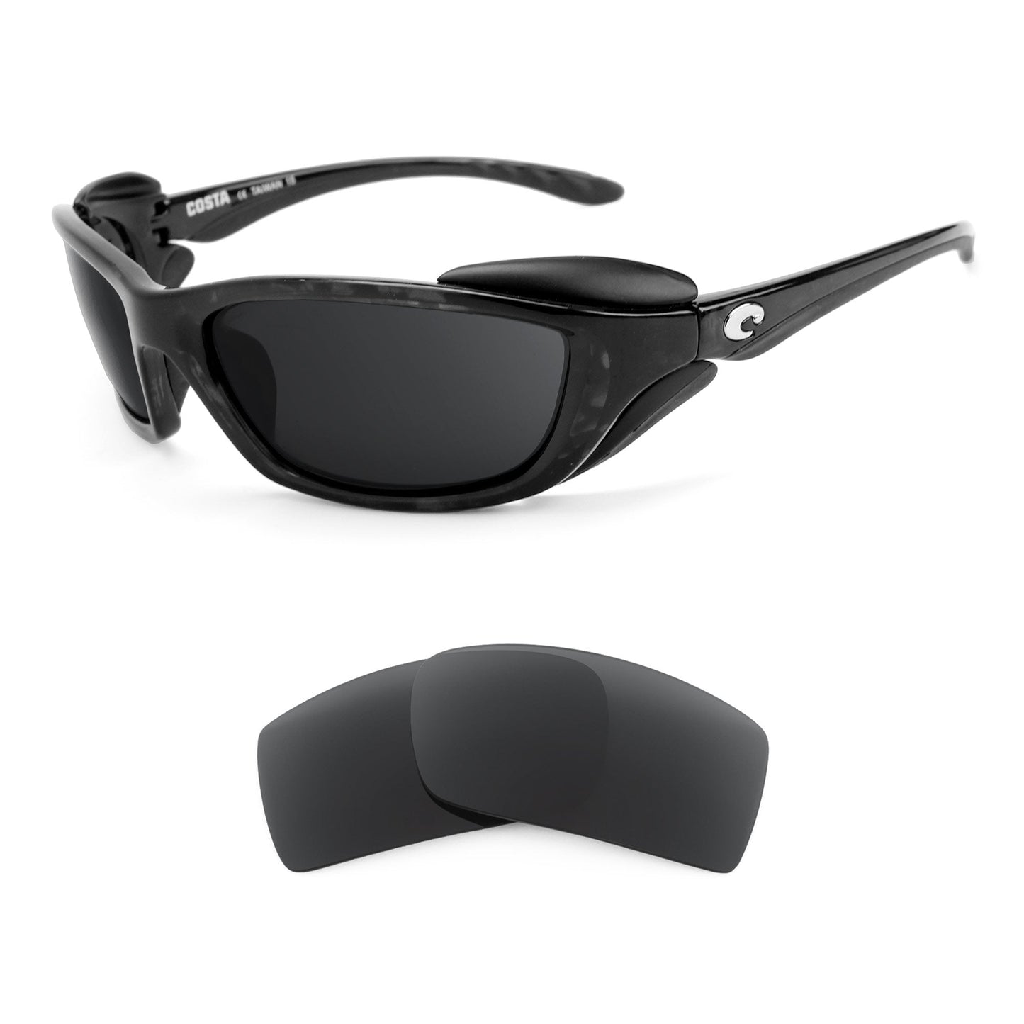 Costa Man-O'-War replacement lenses — precision-cut polarized sunglass lenses, 100% UV | ReFramed