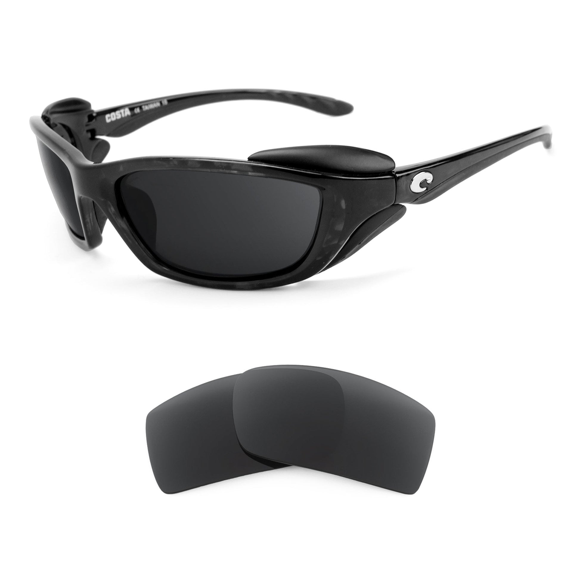 Costa Man-O'-War replacement lenses — precision-cut polarized sunglass lenses, 100% UV | ReFramed