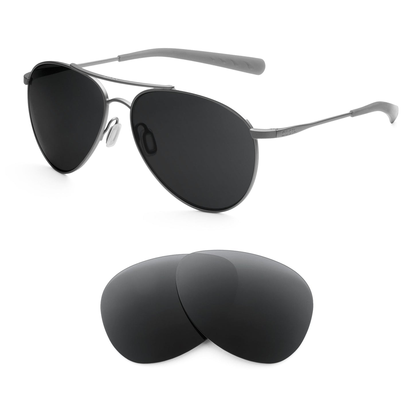 Costa Piper replacement lenses — precision-cut polarized sunglass lenses, 100% UV | ReFramed