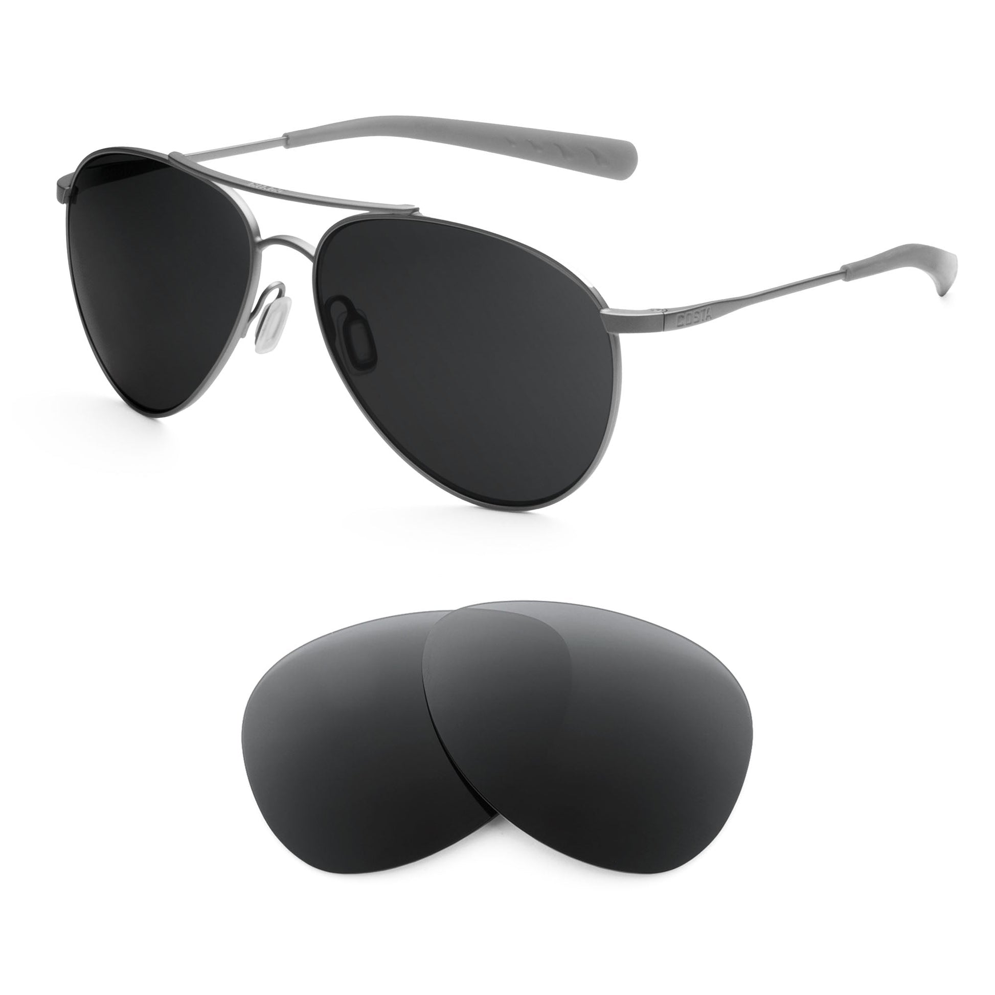 Costa Piper replacement lenses — precision-cut polarized sunglass lenses, 100% UV | ReFramed