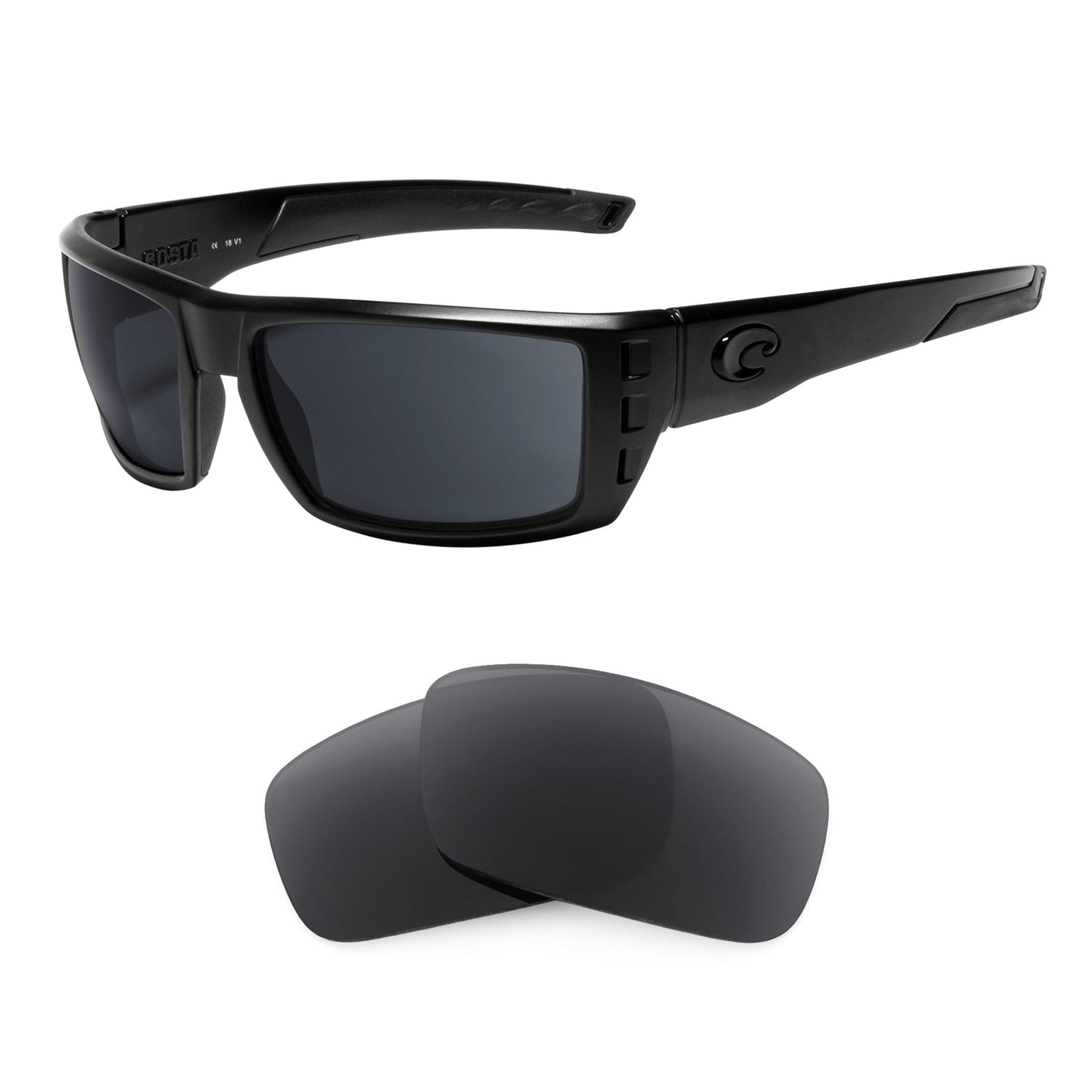 Costa Rafael replacement lenses — precision-cut polarized sunglass lenses, 100% UV | ReFramed