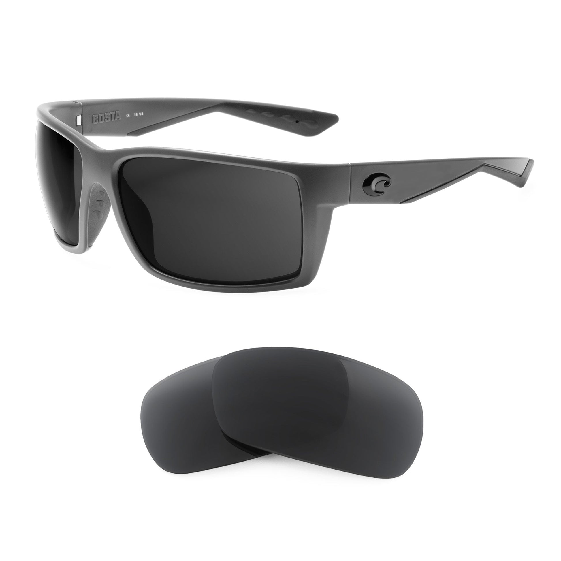 Costa Reefton replacement lenses — precision-cut polarized sunglass lenses, 100% UV | ReFramed
