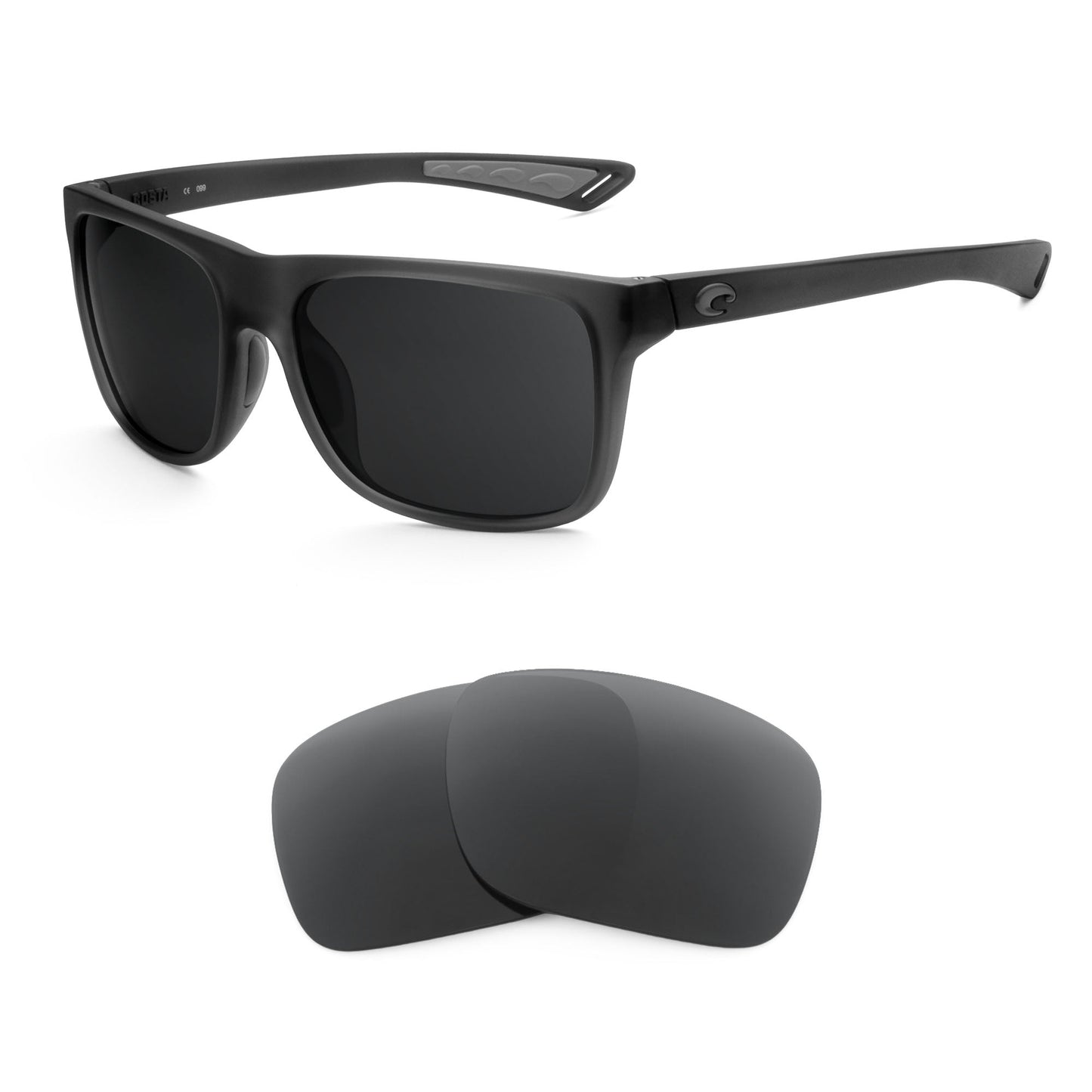 Costa Remora replacement lenses — precision-cut polarized sunglass lenses, 100% UV | ReFramed