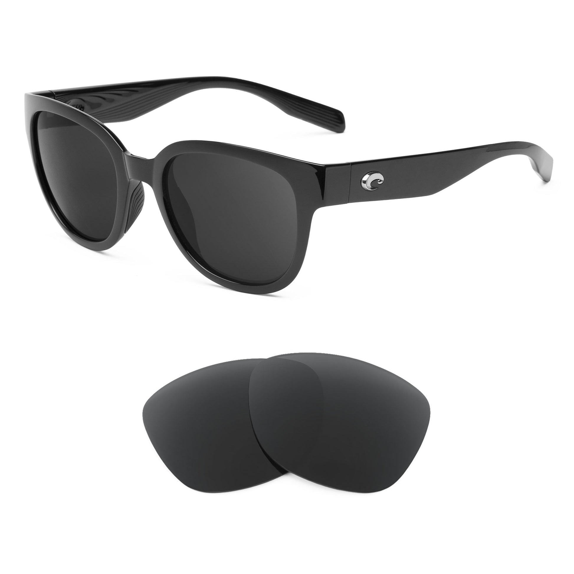 Costa Salina replacement lenses — precision-cut polarized sunglass lenses, 100% UV | ReFramed