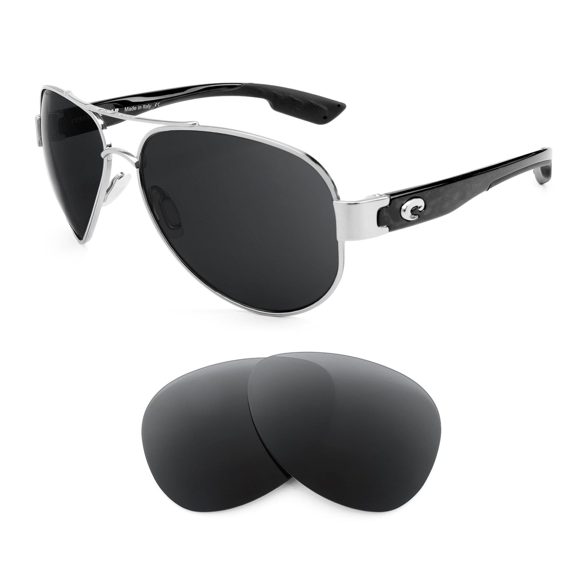 Costa South Point replacement lenses — precision-cut polarized sunglass lenses, 100% UV | ReFramed