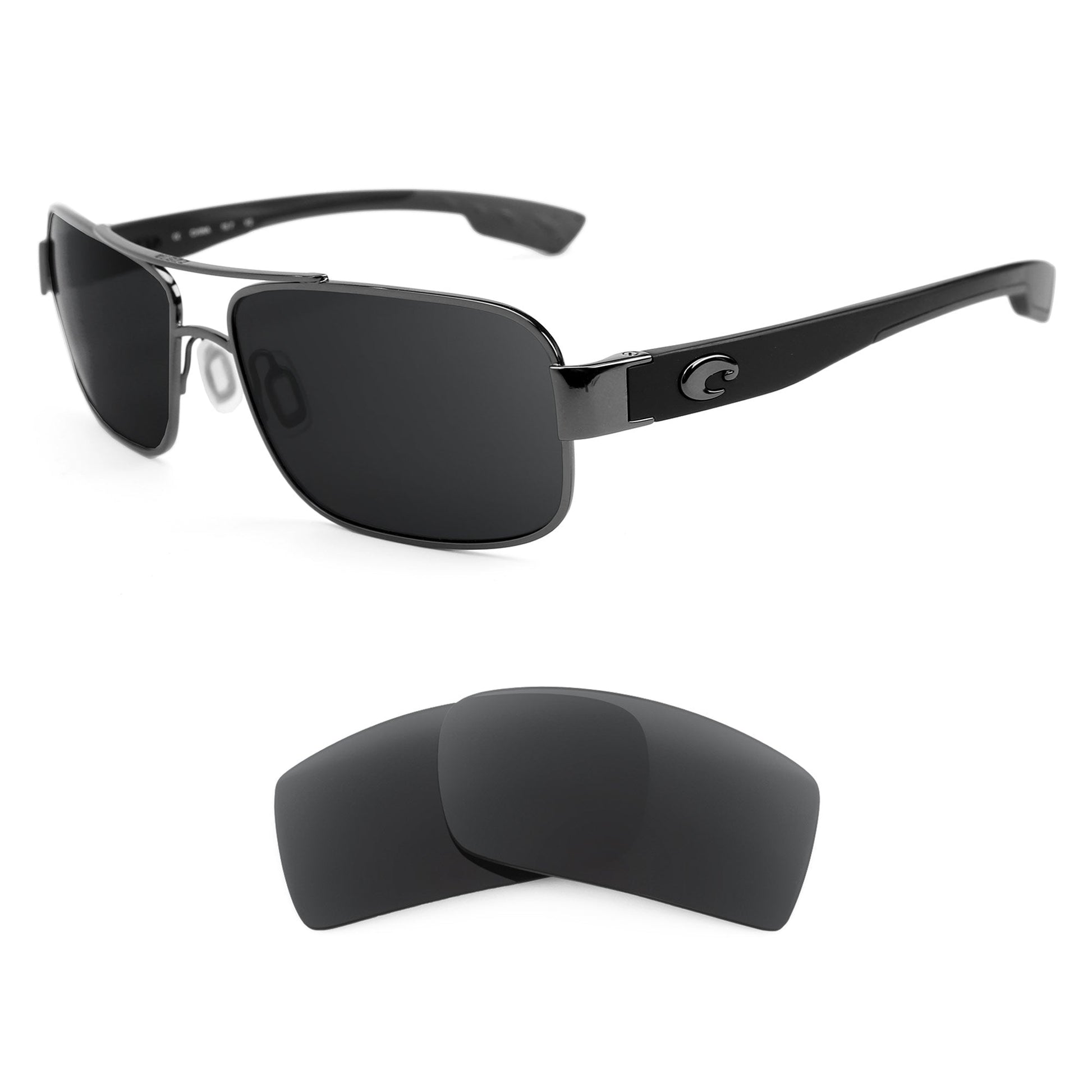 Costa Tower replacement lenses — precision-cut polarized sunglass lenses, 100% UV | ReFramed