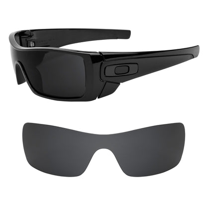 Oakley Batwolf OO9101 replacement lenses — precision-cut polarized sunglass lenses, 100% UV | ReFramed