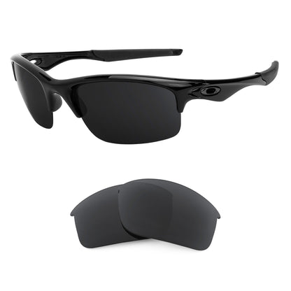 Oakley Bottle Rocket OO9164 replacement lenses — Gray Gradient polarized sunglass lens, 100% UV | ReFramed