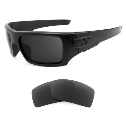 Oakley Det Cord SI Ballistic OO9253 replacement lenses — Dark Brown polarized sunglass lens, 100% UV | ReFramed