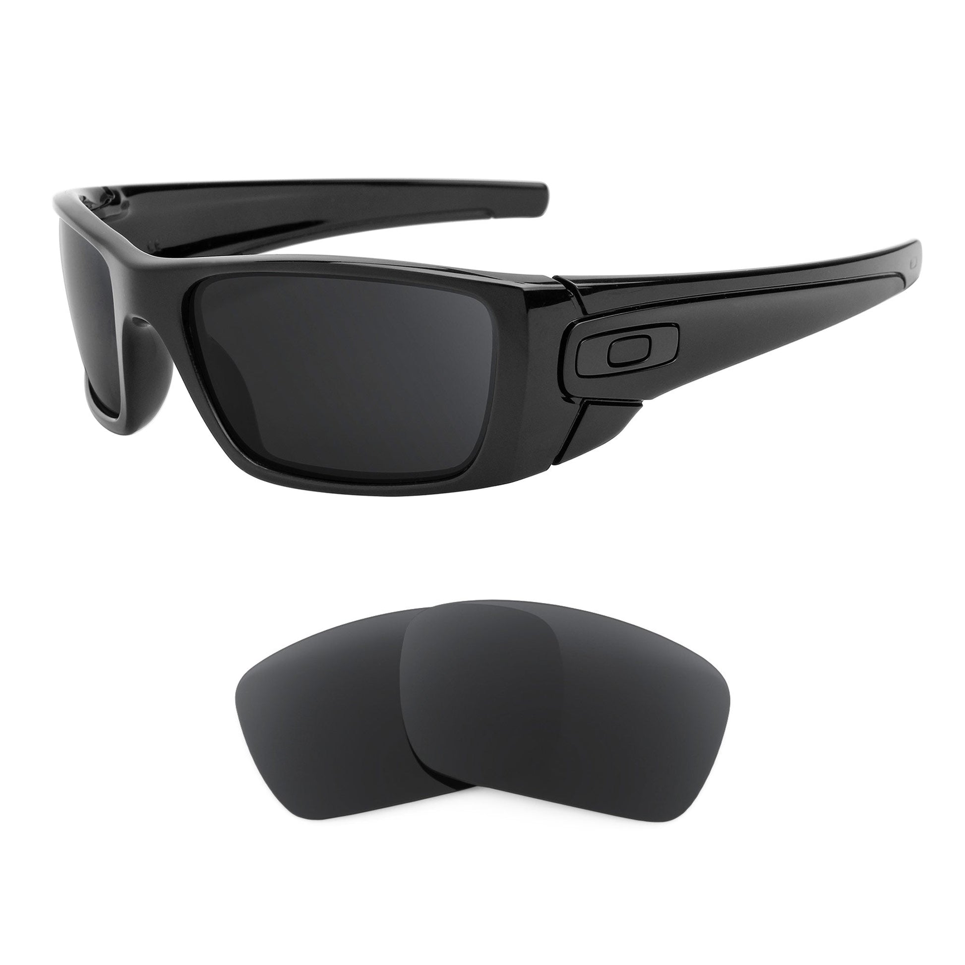 Oakley Fuel Cell OO9096 replacement lenses — Dark Brown polarized sunglass lens, 100% UV | ReFramed