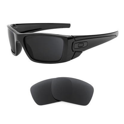 Oakley Fuel Cell OO9096 replacement lenses — Dark Brown polarized sunglass lens, 100% UV | ReFramed