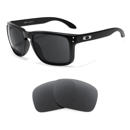 Oakley Holbrook XL OO9417 replacement lenses — precision-cut polarized sunglass lenses, 100% UV | ReFramed