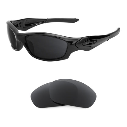 Oakley Straight Jacket (2007) OO9038 replacement lenses — precision-cut polarized sunglass lenses, 100% UV | ReFramed