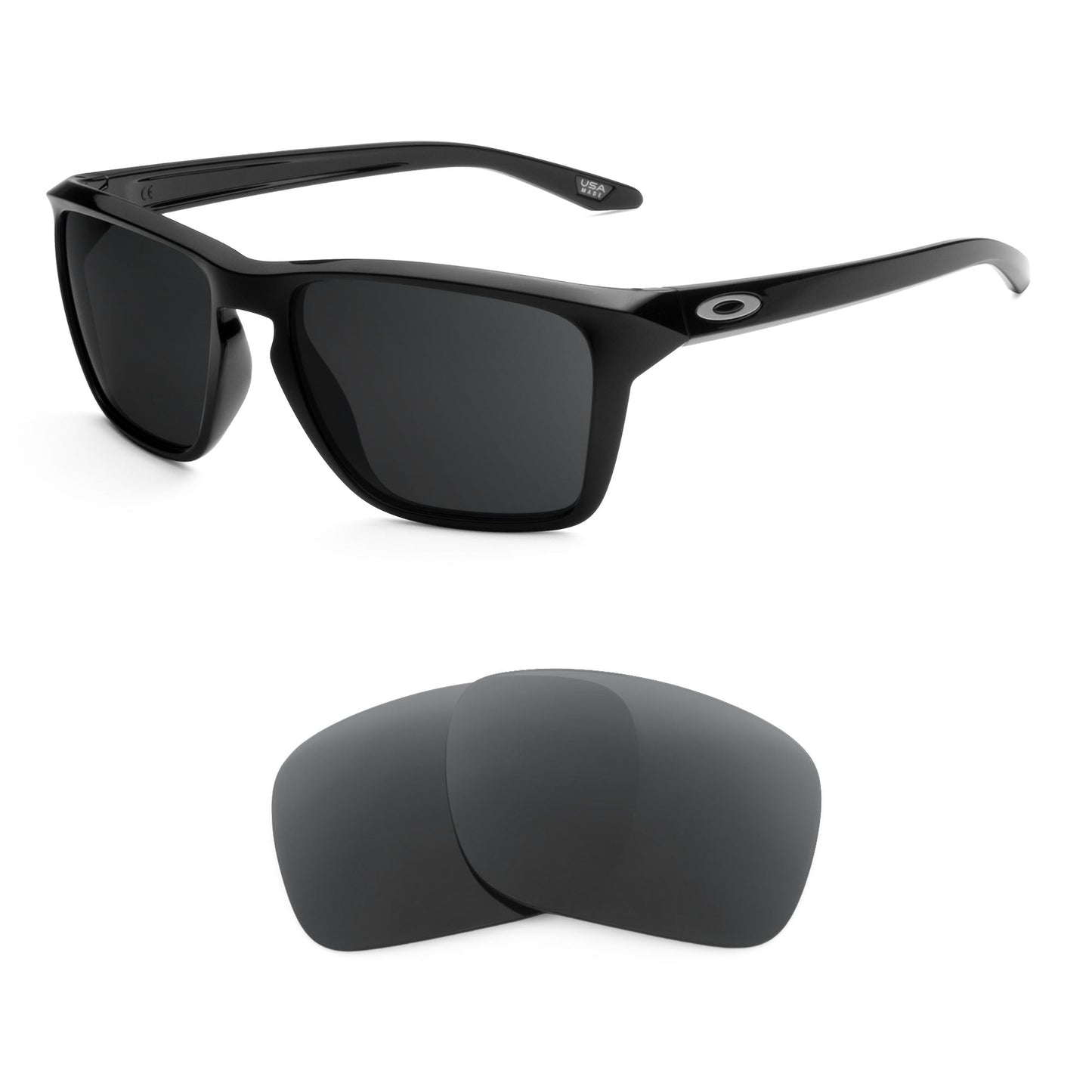Oakley Sylas 57mm OO9448 replacement lenses — Dark Brown polarized sunglass lens, 100% UV | ReFramed