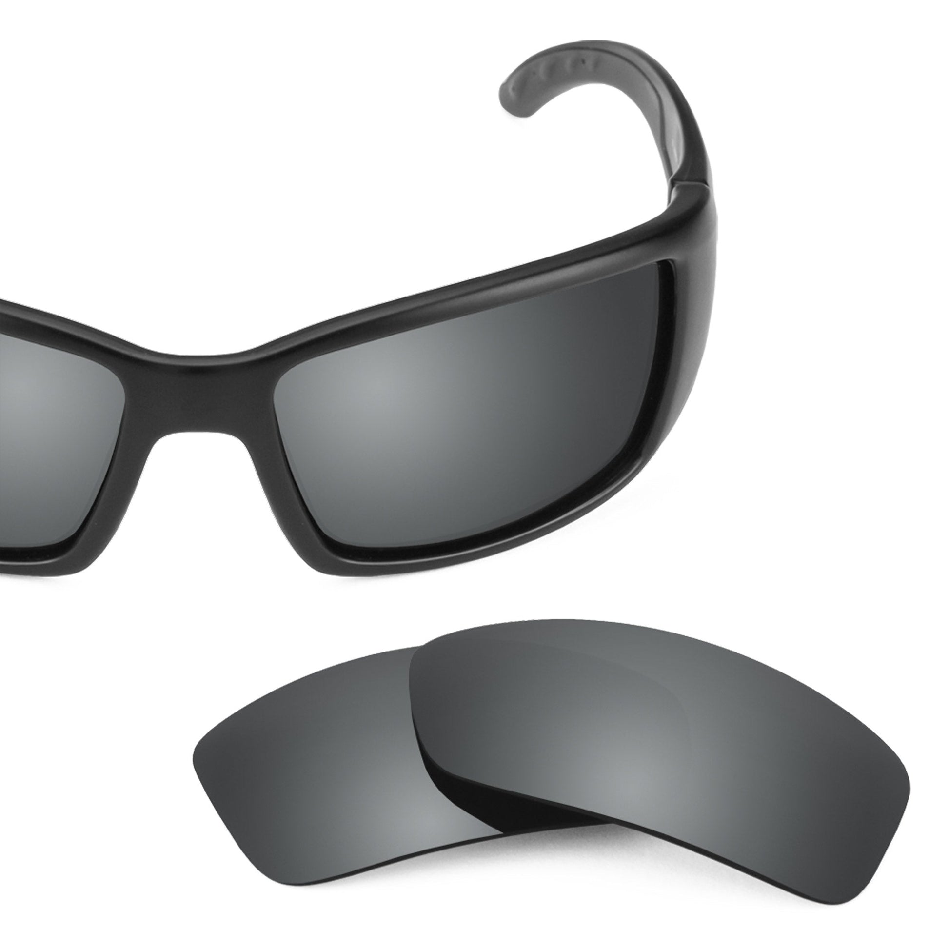Costa Blackfin replacement lenses — Black Chrome MirrorShield® polarized sunglass lens, 100% UV | ReFramed