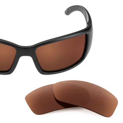 Costa Blackfin replacement lenses — Dark Brown polarized sunglass lens, 100% UV | ReFramed