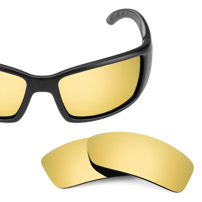 Costa Blackfin replacement lenses — Flare Gold MirrorShield® polarized sunglass lens, 100% UV | ReFramed