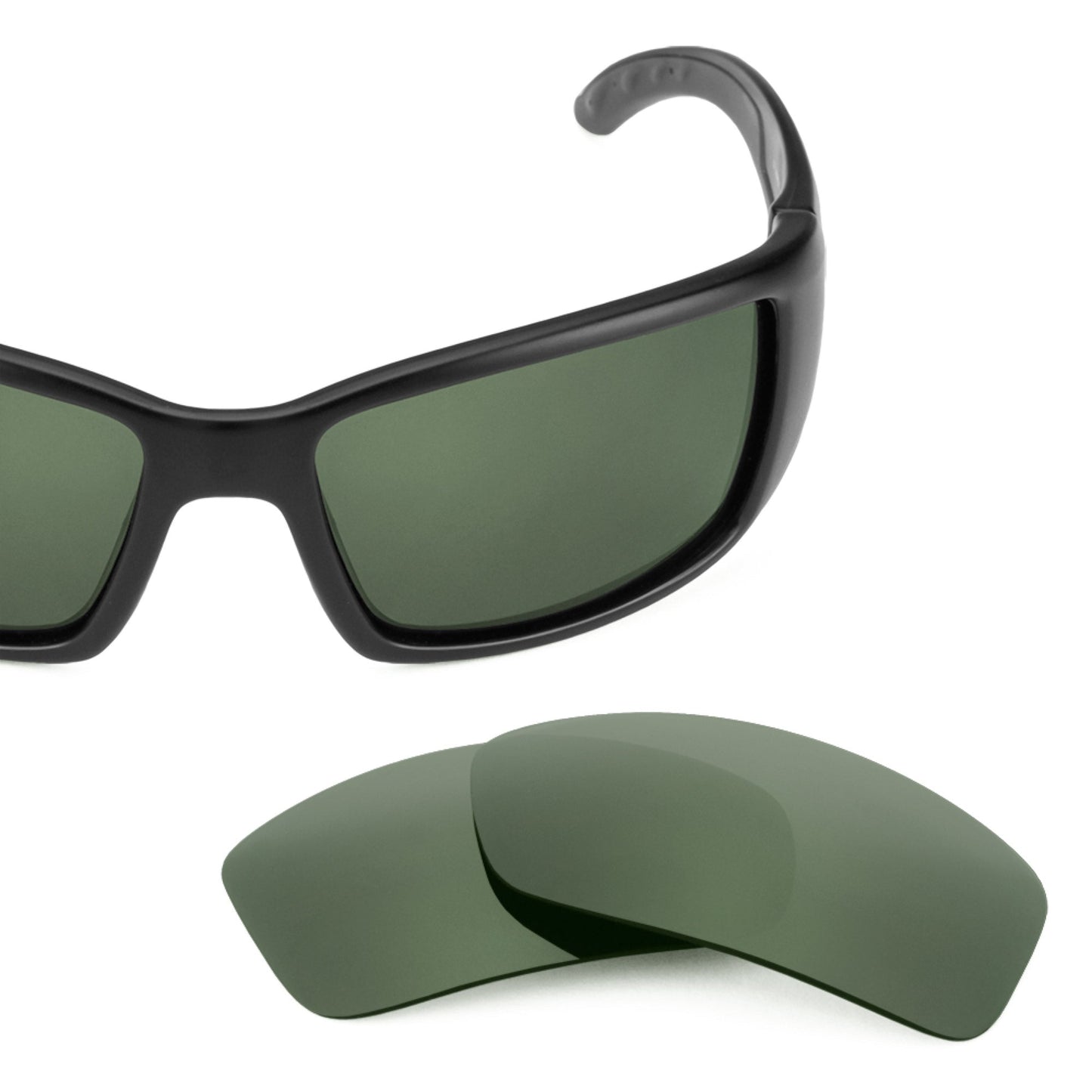 Costa Blackfin replacement lenses — Gray Green polarized sunglass lens, 100% UV | ReFramed