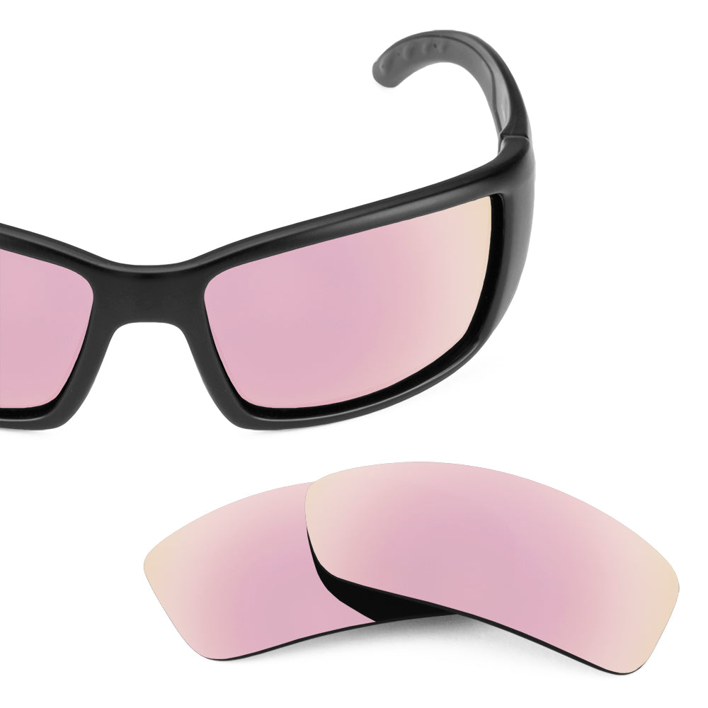 Costa Blackfin replacement lenses — Rose Gold MirrorShield® polarized sunglass lens, 100% UV | ReFramed