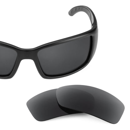 Costa Blackfin replacement lenses — Stealth Black polarized sunglass lens, 100% UV | ReFramed