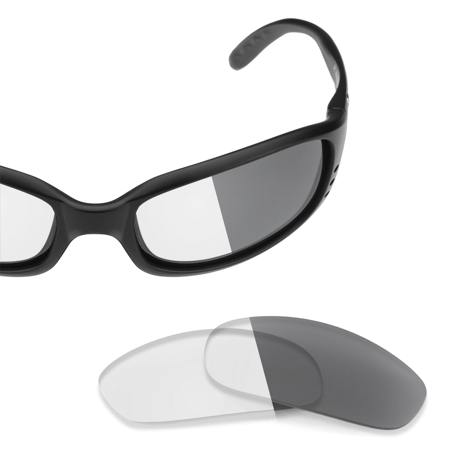 Costa Brine replacement lenses — Adapt Gray Photochromic polarized sunglass lens, 100% UV | ReFramed