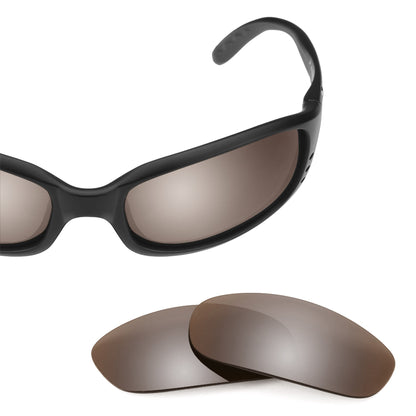 Costa Brine replacement lenses — Flash Bronze MirrorShield® polarized sunglass lens, 100% UV | ReFramed