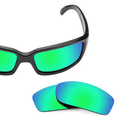 Costa Caballito replacement lenses — Emerald Green MirrorShield® polarized sunglass lens, 100% UV | ReFramed