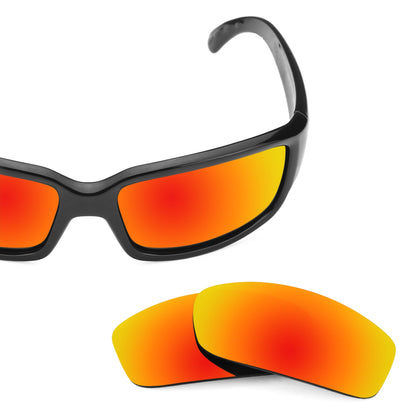 Costa Caballito replacement lenses — Fire Red MirrorShield® polarized sunglass lens, 100% UV | ReFramed