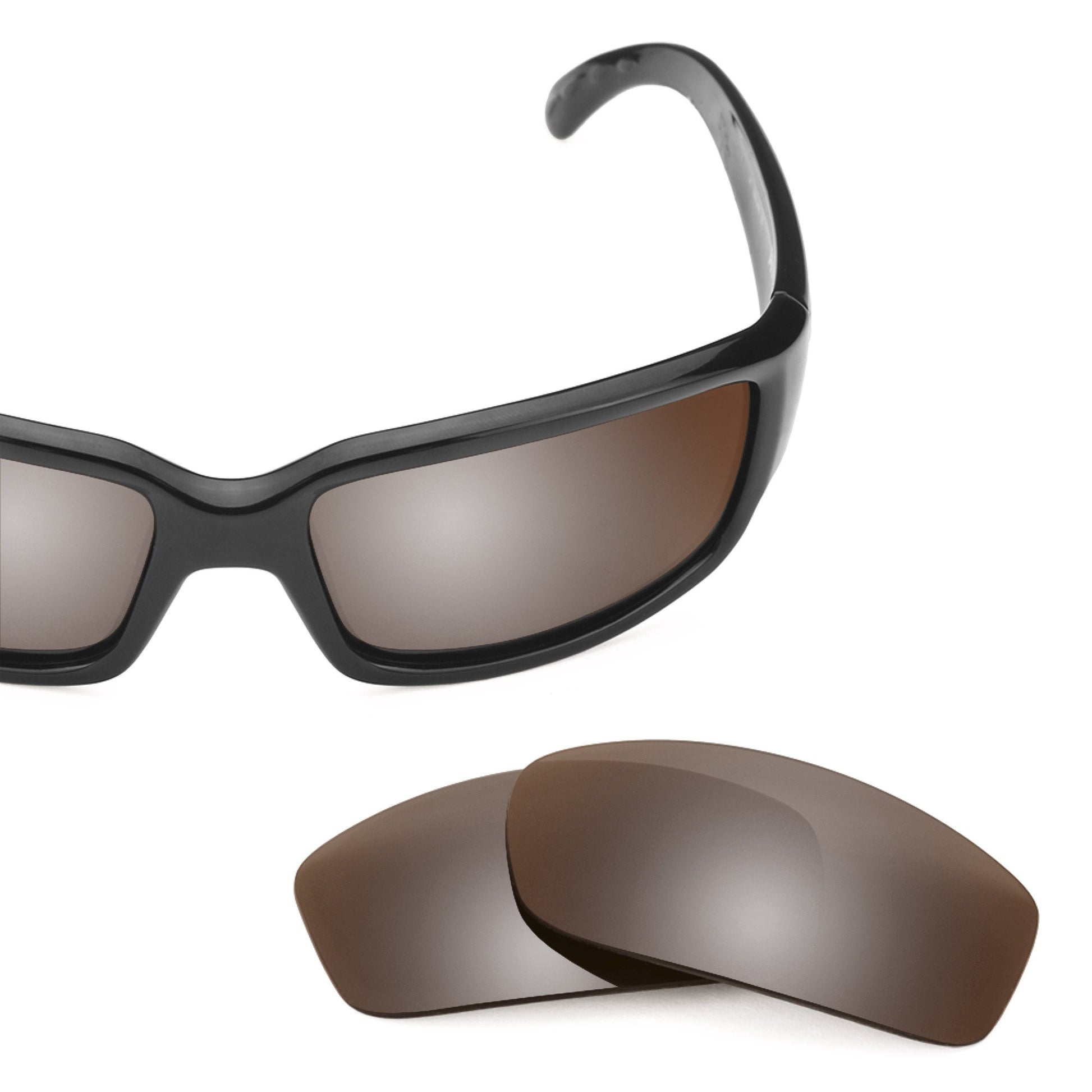Costa Caballito replacement lenses — Flash Bronze MirrorShield® polarized sunglass lens, 100% UV | ReFramed