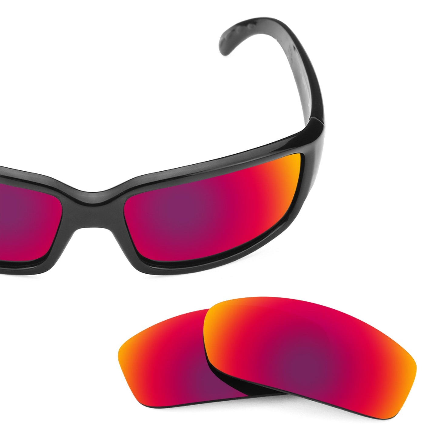 Costa Caballito replacement lenses — Midnight Sun MirrorShield® polarized sunglass lens, 100% UV | ReFramed