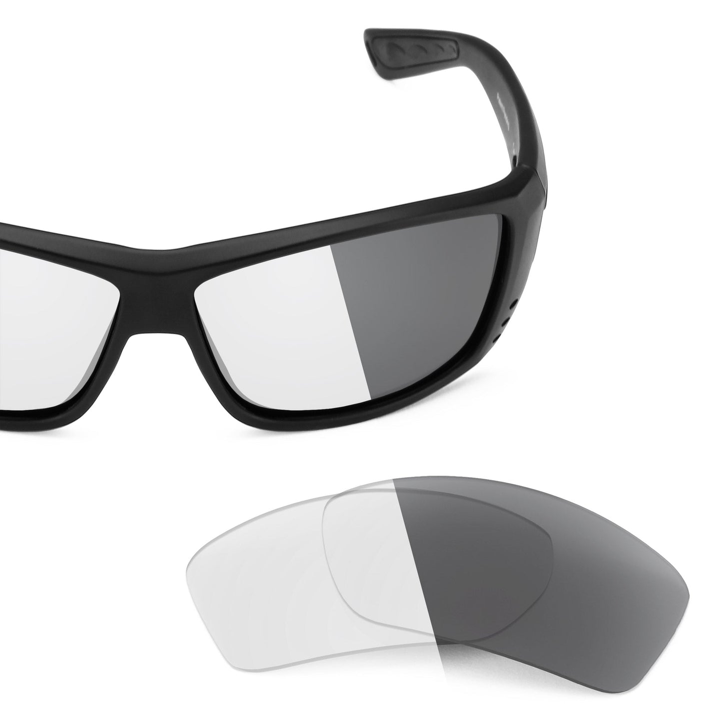 Costa Cat Cay replacement lenses — Adapt Gray Photochromic polarized sunglass lens, 100% UV | ReFramed
