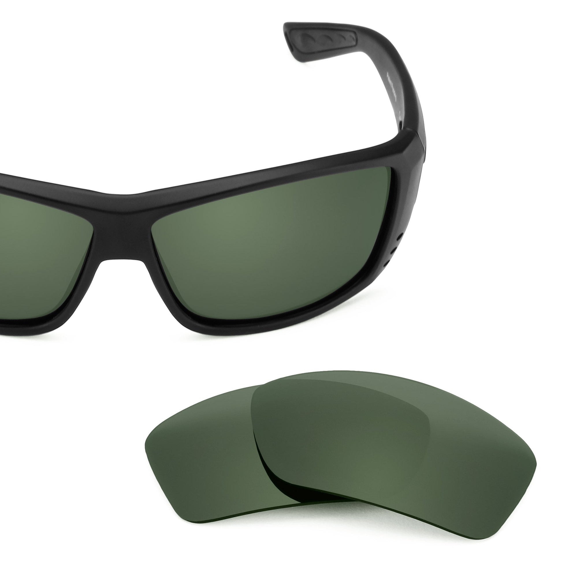 Costa Cat Cay replacement lenses — Gray Green polarized sunglass lens, 100% UV | ReFramed