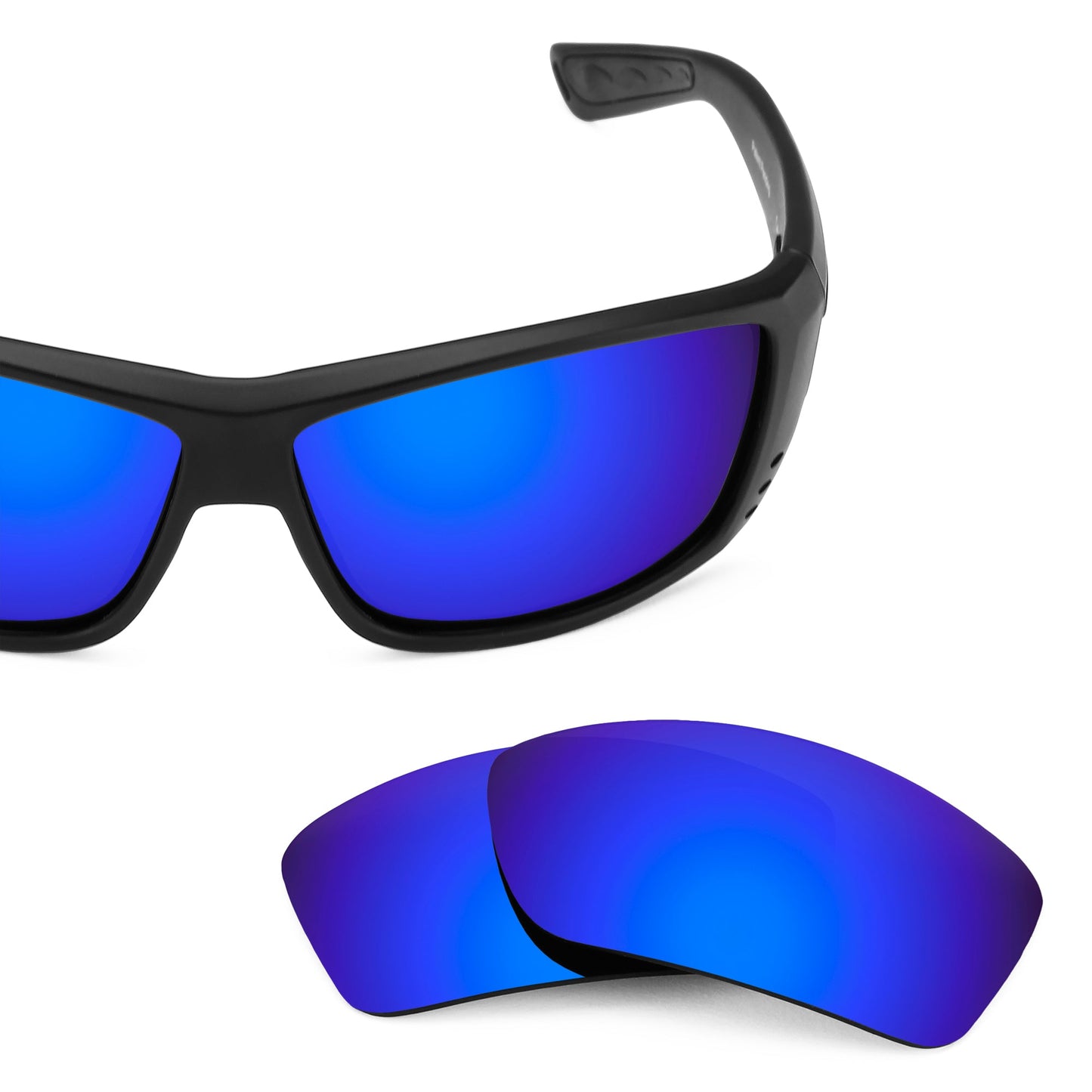 Costa Cat Cay replacement lenses — Tidal Blue MirrorShield® polarized sunglass lens, 100% UV | ReFramed