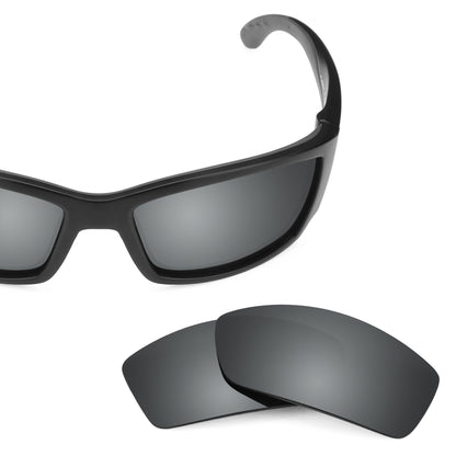 Costa Corbina replacement lenses — Black Chrome MirrorShield® polarized sunglass lens, 100% UV | ReFramed